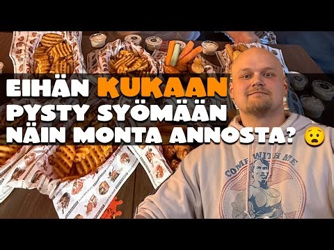 Kuinka monta Jesse Pynnösen annosta Jesse Pynnönen jaksaa syödä? 😧🍗🍗