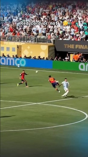 Close up angles of Enzo Fernandez’s terrible tackle on Pau Cubarsi that led to a Red #Enzo #cubarsi