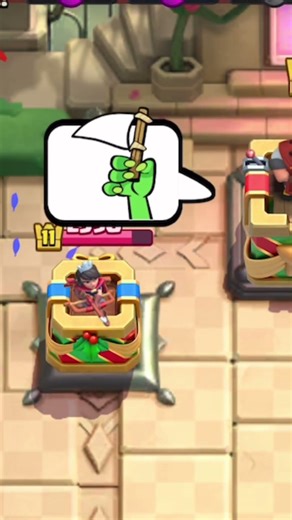 Bro lost to the worst card in the game 🫩 #clashroyale