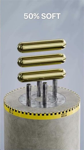 “0% vs 100% Cylinders 🤯 | Satisfying 3D Cloth Simulation #Shorts”