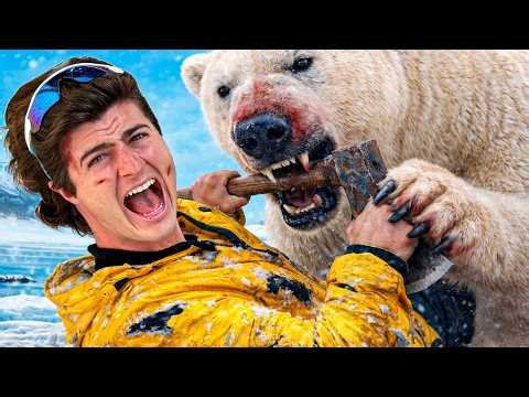 PASSEI A NOITE SOZINHO NA NEVE!