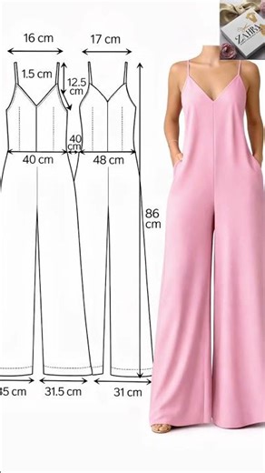 🔥 Sew This Pink Jumpsuit & Be The Most Stunning at Every Party | Easy Pattern Tutorial