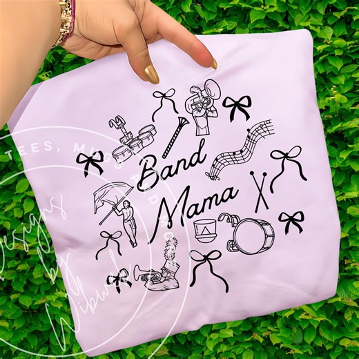 Marching Band Mama PNG: Band Mom Sublimation Shirt Design (digital Download) - Etsy