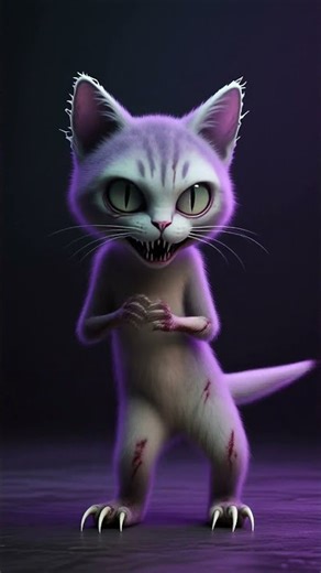Creepy Dancing Cat — Silent Horror Frame #dance #cute #magic #midjourney #funny #viral