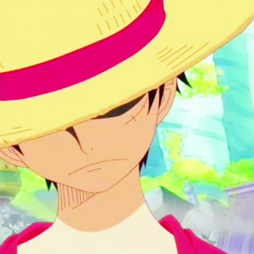 Luffy dodging bullets