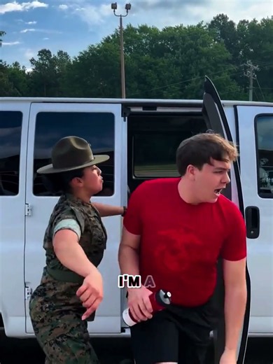 POV: Your Recruiter Just Handed You Over to Your USMC Drill Instructor 😬 #usmc #marinecorps
