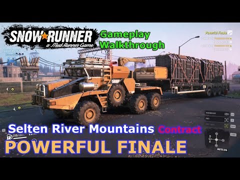 SnowRunner - Powerful Finale | Selten River Mountains, Washington (Contract) | Phase 16