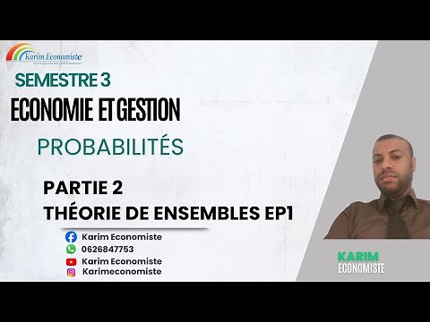 Probabilités S3 Partie 2 Théorie des ensemble EP1