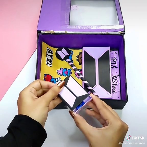 DIY BTS Stationery #bts #craft #art #diy