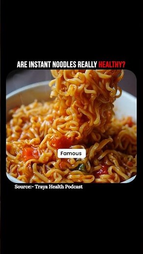 Are Instant Noodles Really Healthy? 🍜 #Nutrition #Health #Awareness