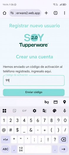 Captura tus pedidos fácilmente en la app Soy Tupperware