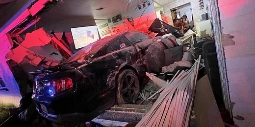 Couple lucky to be alive after alleged DUI driver plows into their home as seen in video