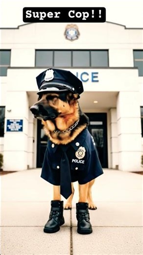 Super Cop! #dog #puppy #funnyanimal