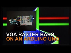 VGA Output using an Arduino Uno: Raster Bars
