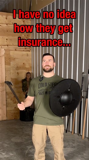 Cold Steel Knives and Tools on Instagram: "We should all be larping at the axe throwing lanes... Featuring Cold Steel's Shields!"