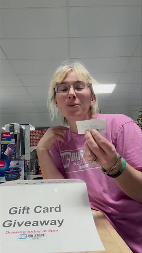 🎉 GIFT CARD WINNER! 🎉 Thank you to everyone who stopped in today and entered our gift card drawing! We love being able to give back a little while you all hunt for those amazing bin finds. ✨ Congratulations to our winner: Brad Homan! ✨ Enjoy your gift card — we hope it makes your next treasure hunt even sweeter! | MC Bin Store and Surplus
