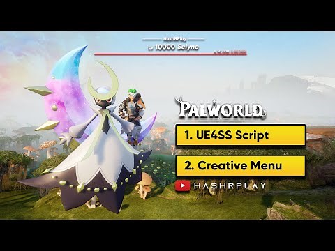 How to add Creative Menu Mod in Palworld 3.2 New Update? Palworld Secrets by HashRPlay