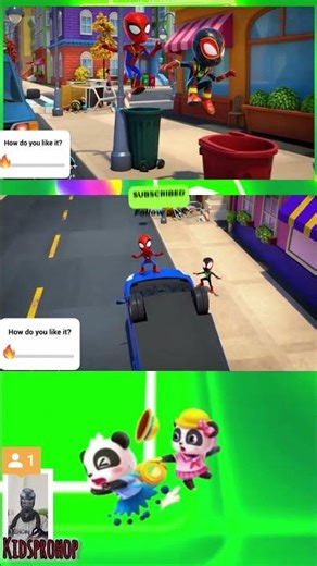 PJ Masks -spidey member 🆚 Nina pocoya🆚 Dance Song Tiles Hop EDM Rush #shorts​ #tileshop #123 #usa