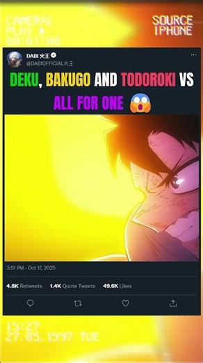DEKU, BAKUGO AND TODOROKI VS ALL FOR ONE 😱 | #animeedit #myheroacademia