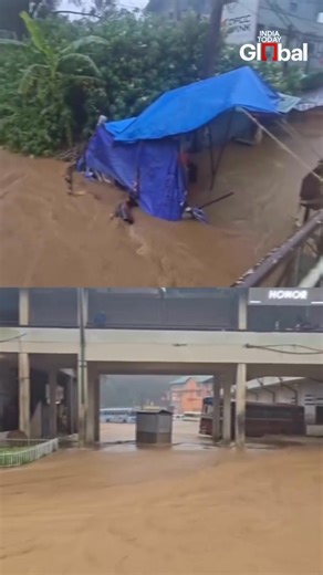 82K views · 504 reactions | Sri Lanka reels under heavy rains as floods and landslides disrupt transport and daily routines. The central and mountainous provinces are particularly affected by overflowing rivers. Authorities continue to monitor the situation as residents cope with widespread disruption. #SriLanka #SriLankaFloods #SriLankaLandslides #IndiaTodayGlobal | India Today | Facebook