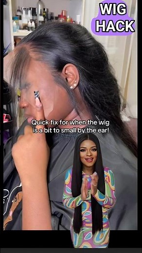 Fix Wig Around Ears - Wig Hack