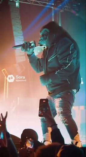 Gorilla rapper goes viral after dropping the mic 🎤🦍