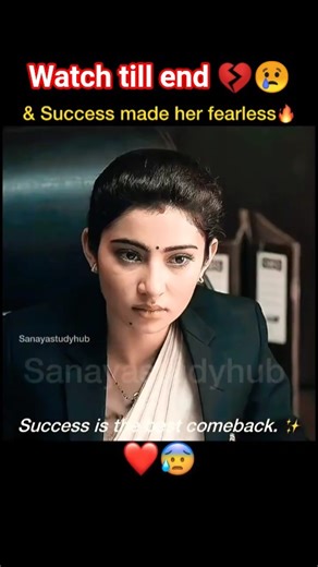 comback of success 💯🔥💔#motivation #women #trending #success #comeback #upsc #selfimprovement #shorts