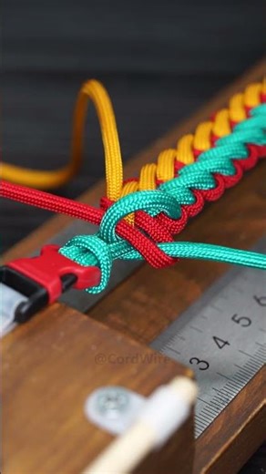 Three Color paracord bracelet #shorts