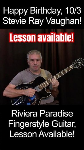 Riviera Paradise #StevieRayVaughan #fingerstyleguitar