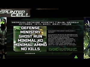 Splinter Cell HD Ghost Playthrough Defense Ministry