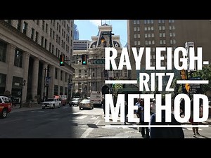 Rayleigh-Ritz Method Explained, Helicopter Dynamics Lecture 25