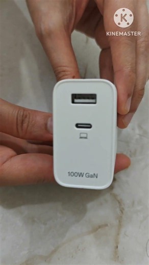 GaN fast charger 100W charge phone & Laptop at once #oppo #oneplus #fastcharger #charger #supervooc