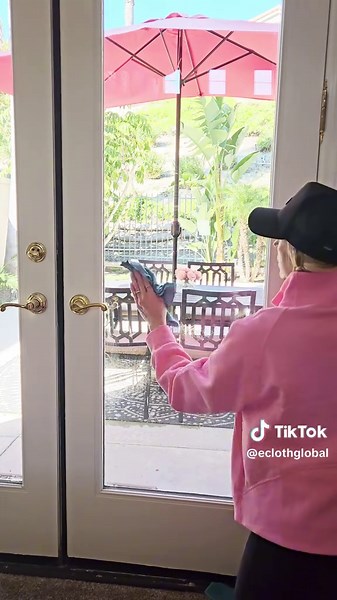 Ditch the paper towels! E-Cloth cleans windows streak-free with just water.