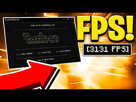 AMBER INSANE BOOSTING FPS PROGRAM! | +3000 FPS! | AMBER FPS RELEASE!