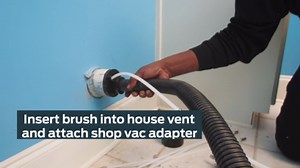 Eastman Lint Wizard Small Duct 3-Piece Dryer Vent Cleaning Kit, 4 Foot Flexible Quick-Snap Rods, 4 Inch Auger Brush, Lint Trap Brush, 60766