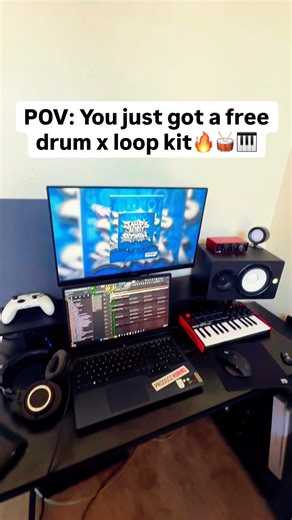 🔥FREE DRUM X LOOP KIT #soundkits #loopkit #musicproducer #producerlife #producer #beats