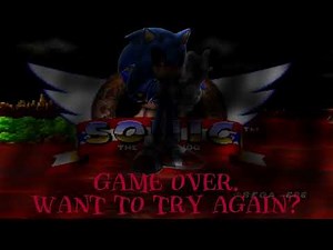 Sonic CD Game over US theme reversed but with a Sonic.EXE background