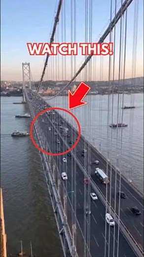 Suspension Bridge Collapses During Rush Hour, Vehicles Plunge Into River