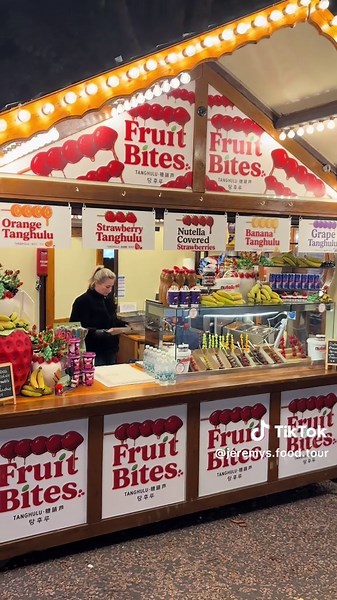 Strawberry Tanghulu - Sweet Treats at Goose Fair