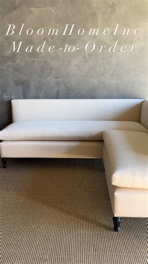 b l o o m h o m e i n c. | Our beautiful custom made to order dining banquette can be made in any fabric, any size, you dream it, we make it!! #bloomhomeinc... | Instagram