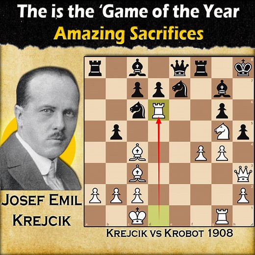 51K views · 1.4K reactions | This is the 'Game of the Year' | Krejcik vs Krobot 1908 | Kings Hunt | Facebook