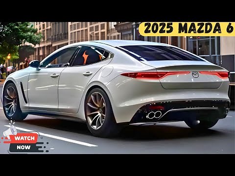 NEXT GEN 2025 Mazda 6 Hybrid Revealed - First Look, Interior & Exterior Details!