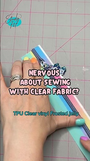 How to sew with clear vinyl or TPU. Sewing bags and zipper pouches with clear tpu + clear vinyl