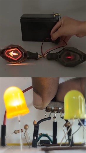 Robocraze - Robotics & Electronics Store on Instagram: "🚗 Car Indicator Flasher 🔶 Built a realistic left-right turn signal using a 2N2222A transistor + 12V relay no microcontroller needed! ⚡ 🔧 Learn transistor switching, relay control & RC timing to create automatic blinking indicators. 👉 Toggle LEFT/RIGHT to blink LEDs | Center = OFF Pure automotive-style electronics using basic components. Simple. Smart. Maker-approved. 🔥 . . . . . . . . . . . . . . . . . . . . . . . . . Car indicator wit