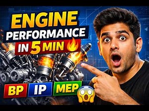 Engine Performance & Parameters Full Explanation 🚀 | B.Tech Mechanical Must Watch