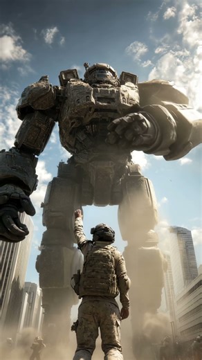 Giant Mech Submits to Operator Command