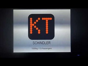 ANIMATED: Schindler traction talking elevator at Elevation Center Parking Garage in ElevationVille