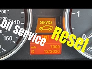 BMW 5 SERIES E60 E61 OIL CHANGE SERVICE RESET