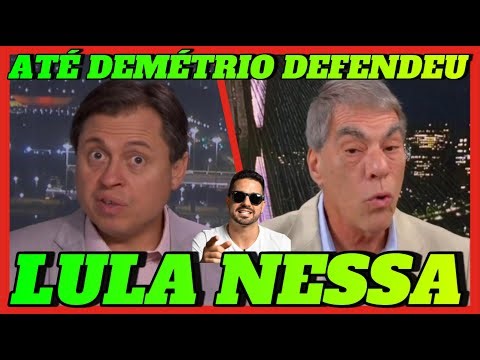 CAMAROTTI DÁ CHILIQUE E ATACA LULA APÓS FALA POLÊMICA, MAS DEMÉTRIO SURPREENDE E DÁ AULA AO VIVO