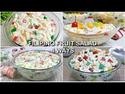 Filipino Fruit Salad 4 Ways Best for Noche Buena and Media Noche